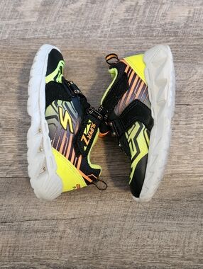 Skechers S Lights Super Z Toddler Light-Up Sneakers Size 8